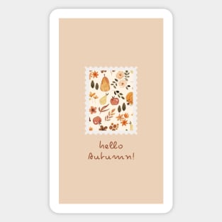 Autumn Whirlwind: A Spirited Artistic Expression Sticker